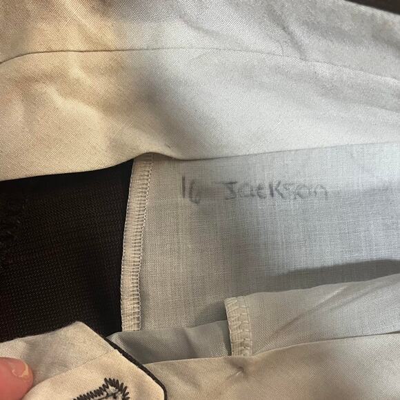 FUBU Men's Suit. Sport Jacket/Blazer 42R & Dress Pants/Slacks, appx 35x34. Wool - Picture 6 of 8